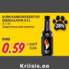 BURN KARBONISEERITUD
ENERGIAJOOK 0,5 L