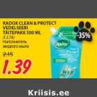 RADOX CLEAN & PROTECT
VEDELSEEBI
TÄITEPAKK 500 ML