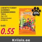 Allahindlus - CHEWITS YUMMY
GUMMIES
KUMMIKOMMID
100