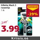 Gillette Mach 3
raseerija
1 tk
