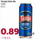 Tasuja hele õlu
4,8%
0,5 L
