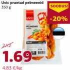 Uvic praetud pelmeenid
350 g
