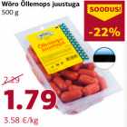 Wõro Õllemops juustuga
500 g