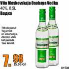 Viin Moskovskaja Osobaya Vodka
