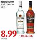 Allahindlus - Bacardi rumm