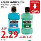 Allahindlus - Listerine suuloputusvesi