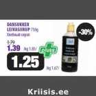 Allahindlus - DANSUKKER
LEIVASIIRUP 750g