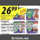 Mähkmed - Pampers mähkmed Megabox 