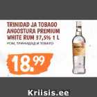 Allahindlus - TRINIDAD JA TOBAGO
ANGOSTURA PREMIUM
WHITE RUM 37,5% 1 L