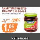 Allahindlus - SALVEST MARINEERITUD
PUNAPEET 550 G/340 G