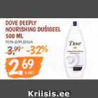 DOVE DEEPLY
NOURISHING DUŠIGEEL
500 ML