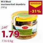 M.V.Wool
marineeritud skumbria
250 g
