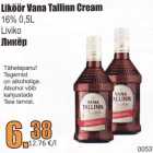 Allahindlus - Liköör Vana Tallinn Cream