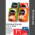 Allahindlus - Kohvijook Nescafe,
3 in 1, 10 tk
