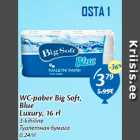 WC-paber Big Soft,
Blue
Luxury, 16 rl

