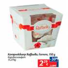 Kompvekikarp Raffaello, Ferrero, 150 g
