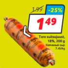 Tere suitsujuust,
18%, 200 g