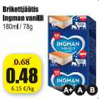 Мороженое в брикете ванильное Ingman 
