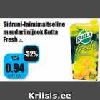 Allahindlus - Sidruni-laimimaitseline
mandariinijook Gutta
Fresh 2L