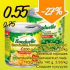 Allahindlus - .Bonduelle konserveeritud herned, 200 g/neto 130 g .Bonduelle konserveeritud mais 170 g /neto 140 g