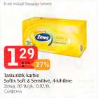 Allahindlus - Taskurätik karbis Softis Soft & Sensitive, 4-kihiline