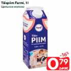 Täispiim Farmi, 1 l
