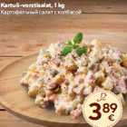 Картофельный салат с колбасой