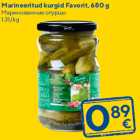 Allahindlus - Marineeritud kurgid Favorit, 680 g
