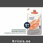 Jahutatud krabimaitselised
makrapulgad Santa Bremor;
 150 g
