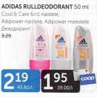 ADIDAS RULLDEODORANT 50 ml