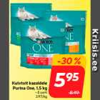 Allahindlus - Kuivtoit kassidele
Purina One, 1,5 kg