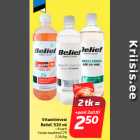 Vitamiinivesi
Belief, 530 ml
