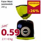 Allahindlus - Fazer Must
seemneleib
280 g