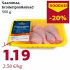 Магазин:Comarket,Скидка:Половинки куриных ножек