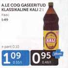 Allahindlus - A.LE COQ GASEERITUD KLASSIKALINE KALI 2 L