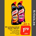 Allahindlus - WC-puhastusvahend
Harpic, 750 ml**