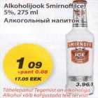 Allahindlus - Alkoholijook Smirnoff Ice