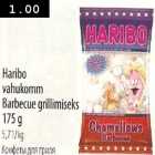 Haribo vahukomm Barbecue grillimiseks