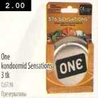 One kondoomid Sensations