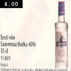 Eesti viin Saaremaa Vodka