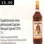 Suurbritannia muu piiritusjook Captain Morgan Spiced