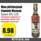 Allahindlus - Muu piiritusjook
Captain Morgan
