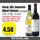 Geog. täh. lauavein
Albert Bichot 