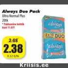 Allahindlus - Always Duo Pack
