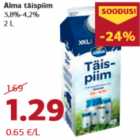 Allahindlus - Alma täispiim