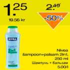 Allahindlus - Nivea šampoon+palsam 2in1