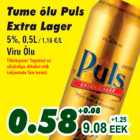 Allahindlus - Tume õlu Puls Extra Lager Viru Õlu