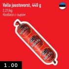 Valla juustuvorst, 440 g