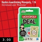 Hasbro kaardimänd Monopoly