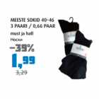 Allahindlus - MEESTE SOKID 40-46 3 PAARI